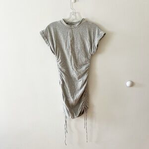 Fashion nova grey mini t shirt dress